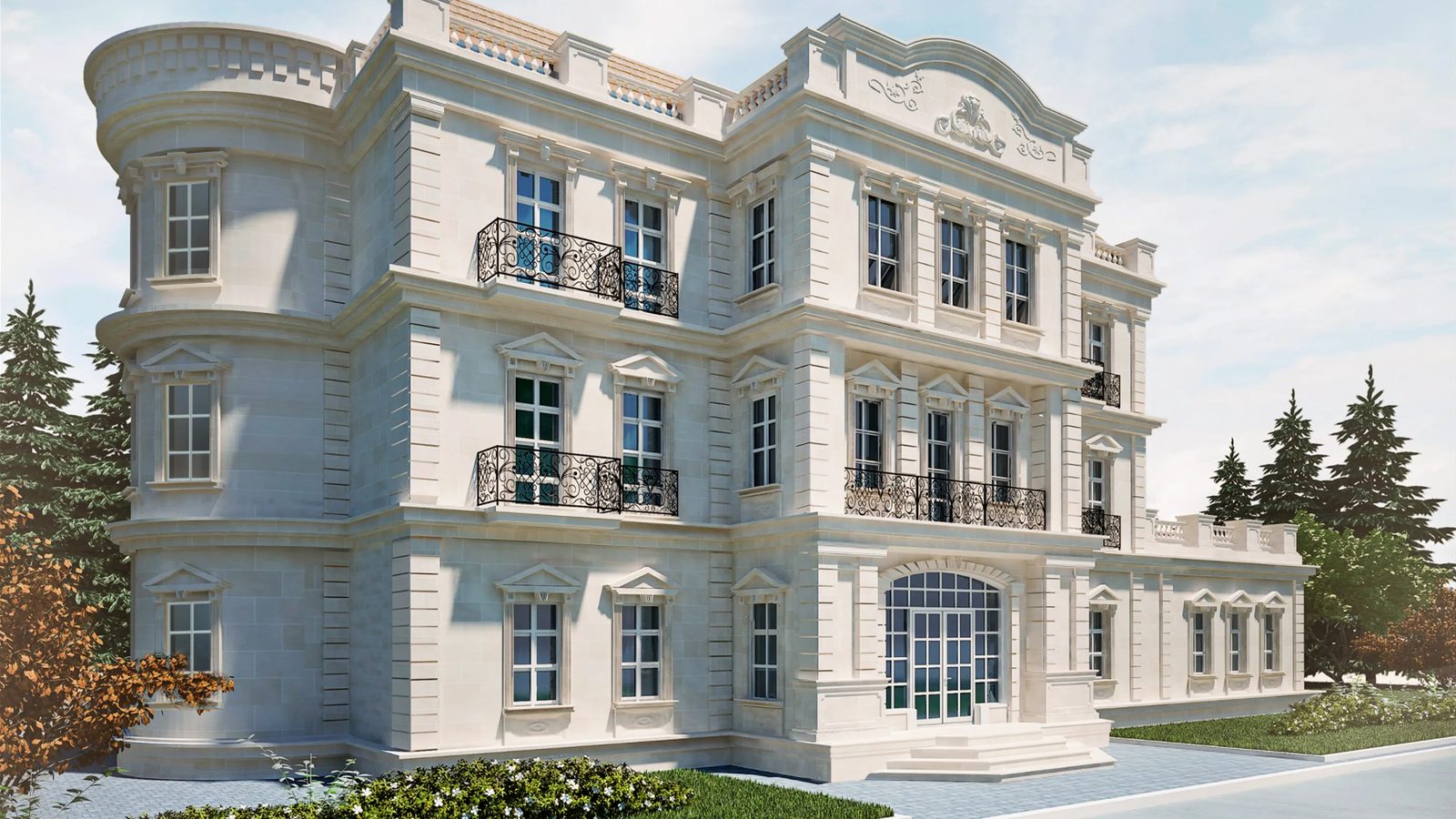 Визуализация виллы в Мярдяканах, 810 м²